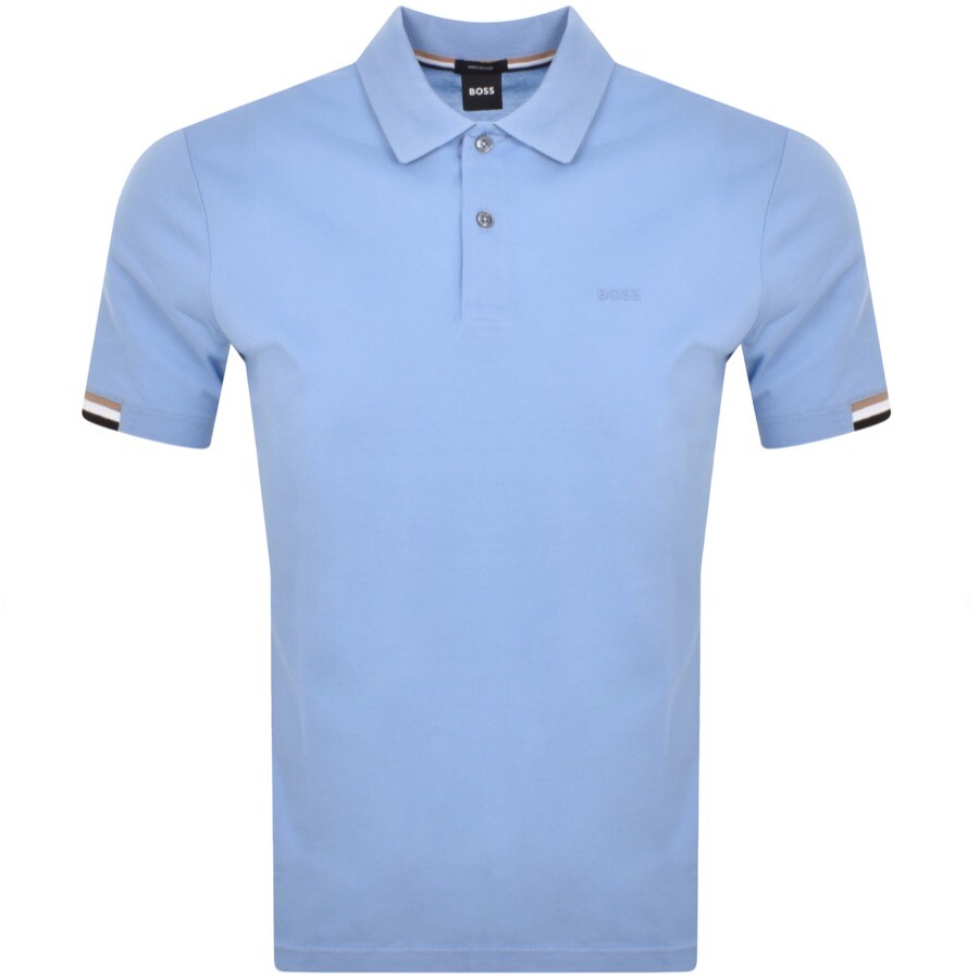 Boss Business Boss Parlay 147 Polo T Shirt Blue