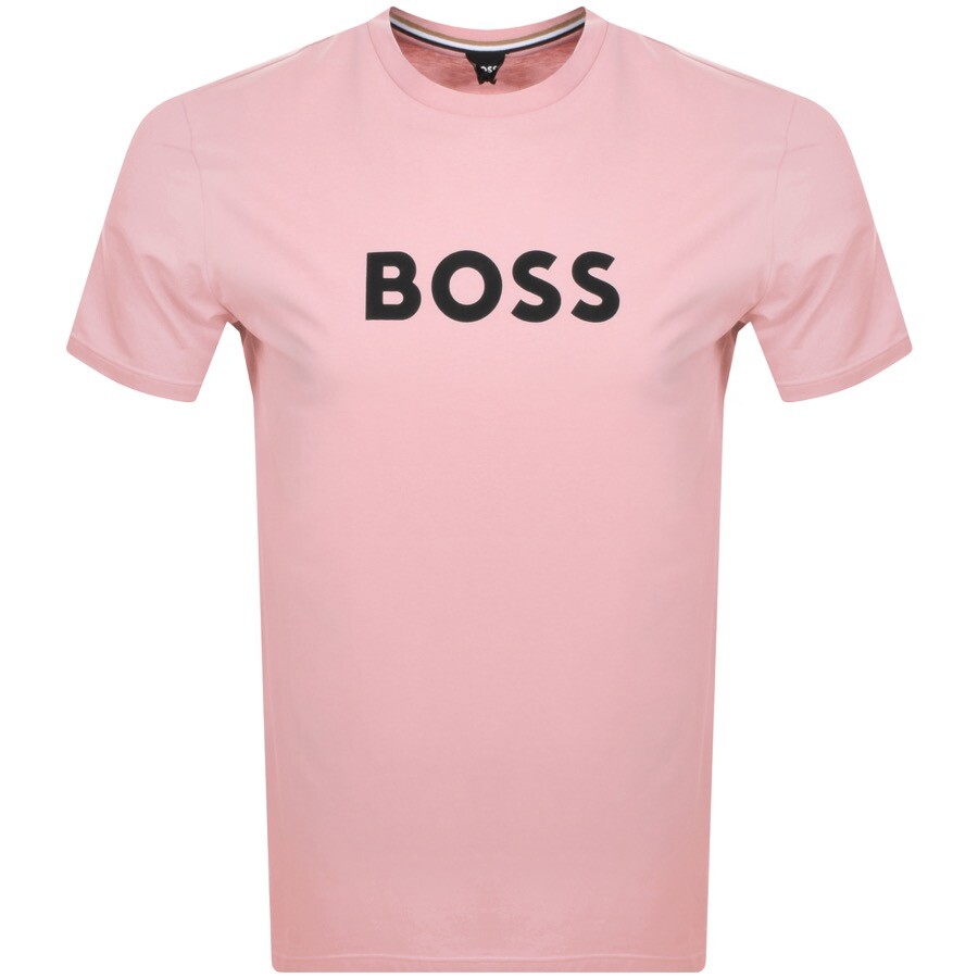 Boss Business Boss Bodywear Logo T Shirt Pink