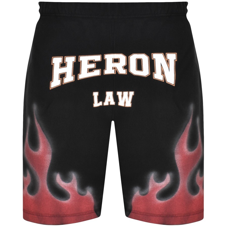 Heron Preston Flame Jersey Shorts Black