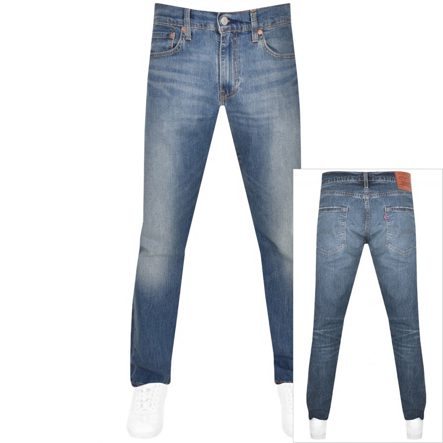 Levis 502 Tapered Jeans Mid Wash Blue