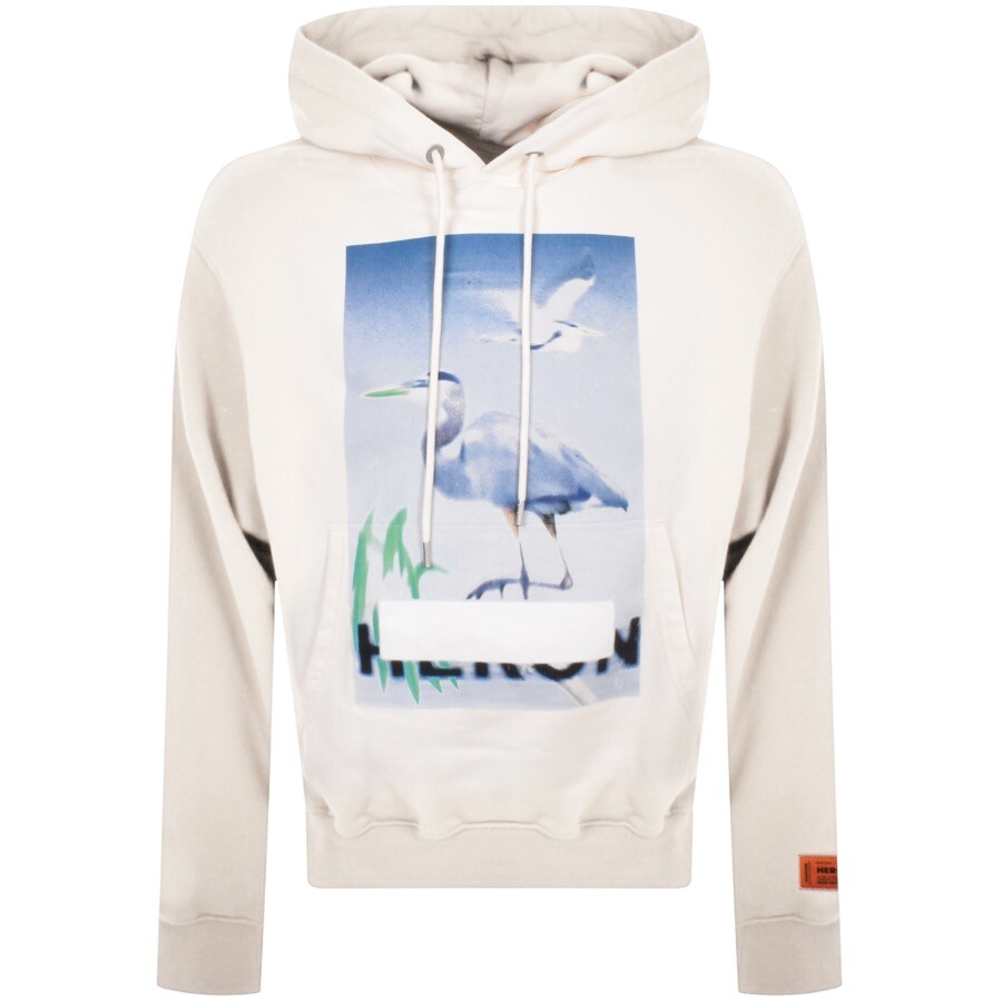 Heron Preston Heron Censored Hoodie White