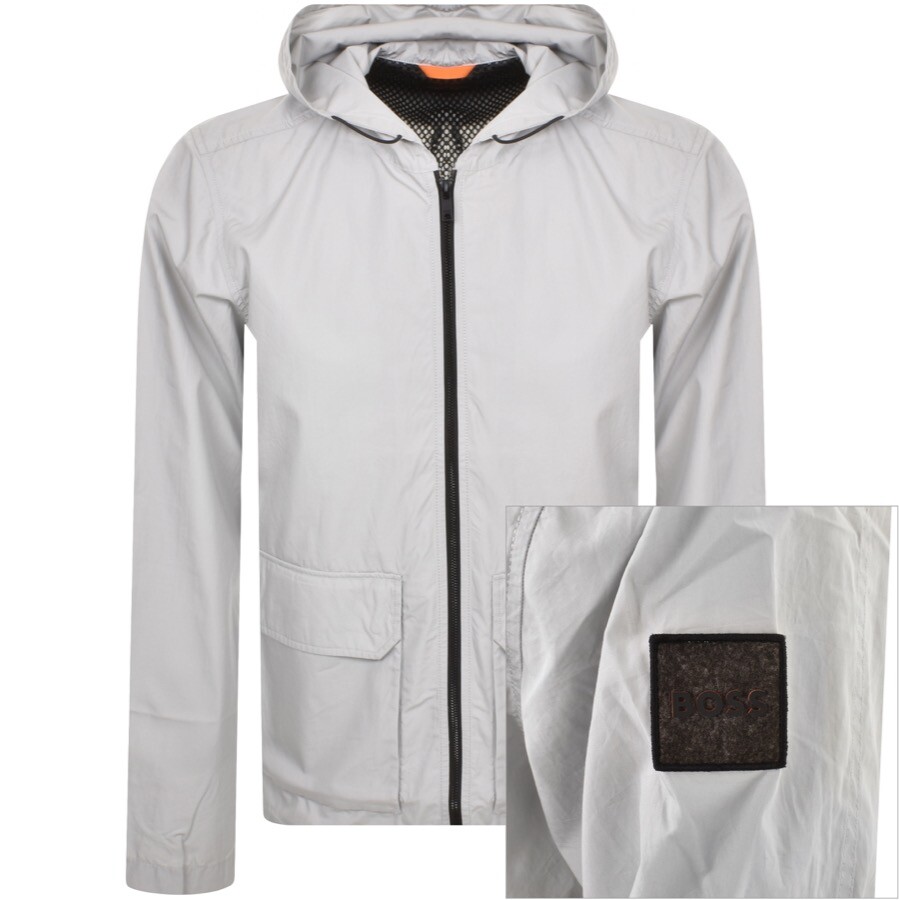 Boss Casual Boss Lundi Overshirt Jacket Grey