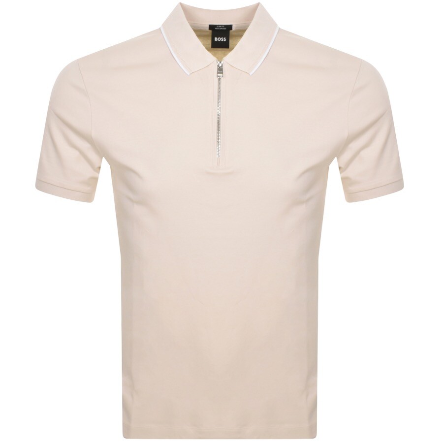 Boss Business Boss Polston 32 Polo T Shirt Beige