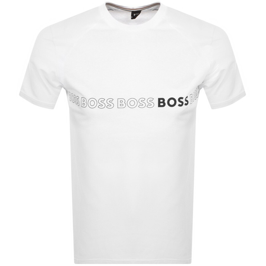 Boss Business Boss Bodywear Logo Slim Fit T Shirt White