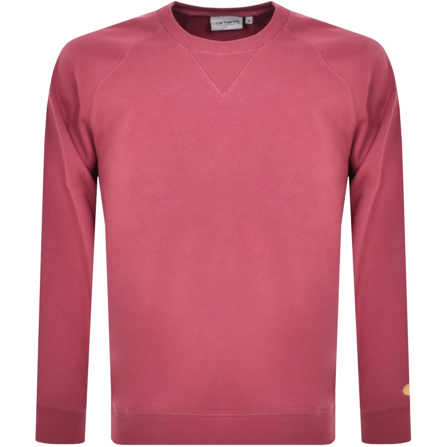 Carhartt Wip Chase Sweatshirt Pink In Pink