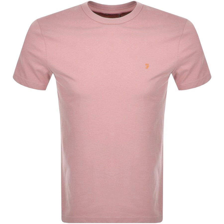 Farah Vintage Danny T Shirt Pink