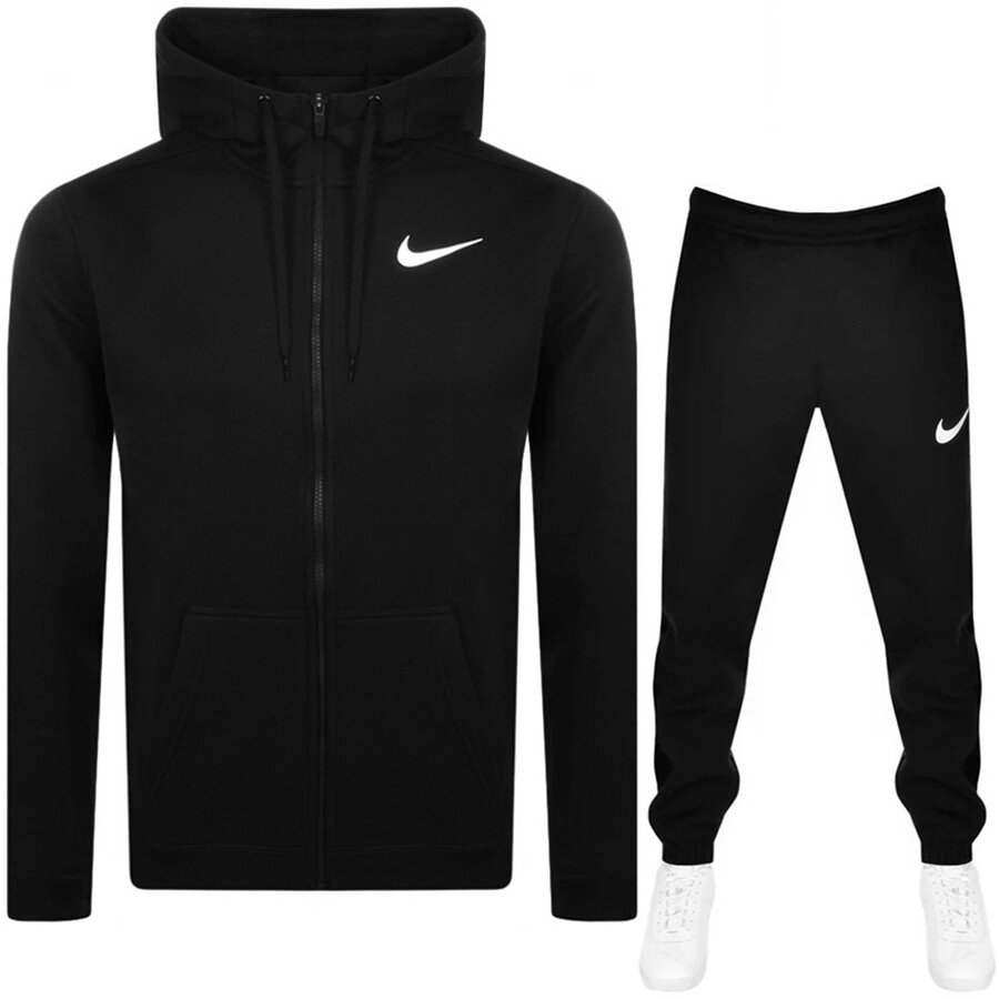 Nike Training Full Zip Hooded Tracksuit Black