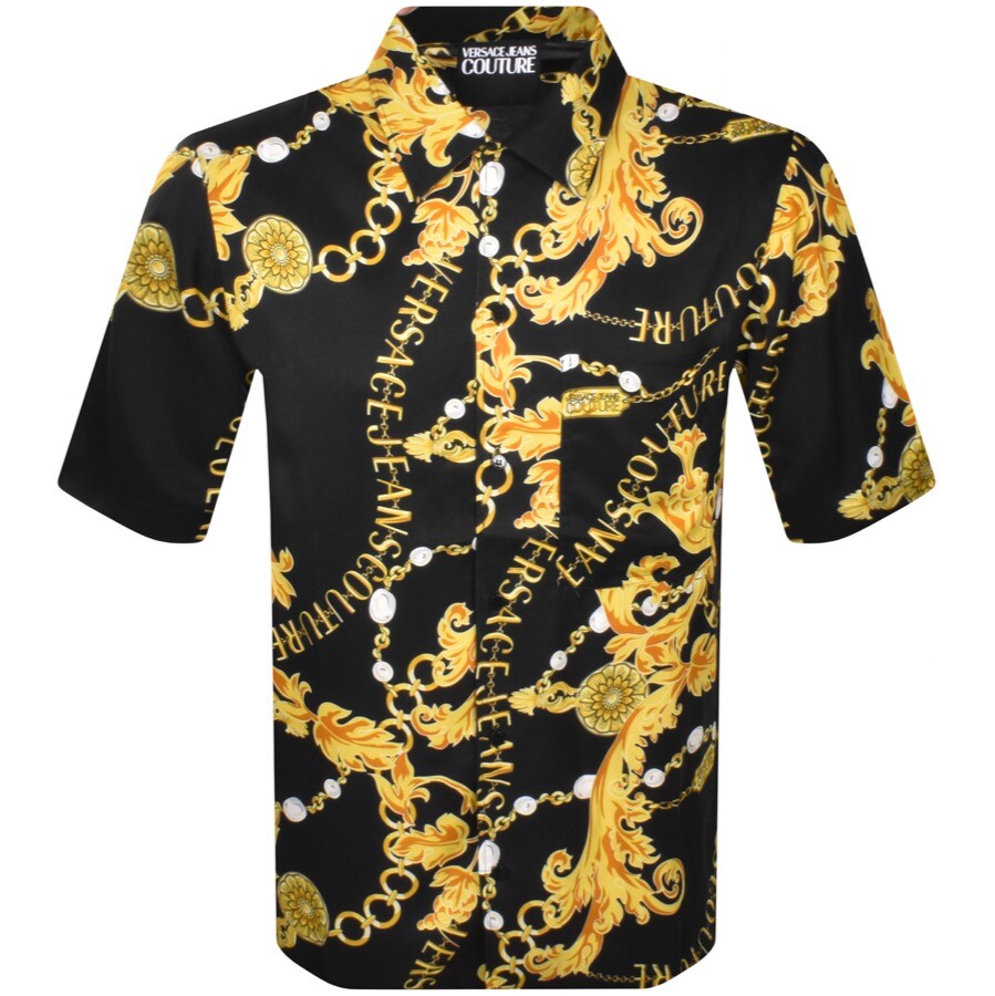 Versace Jeans Couture Short Sleeve Shirt Black
