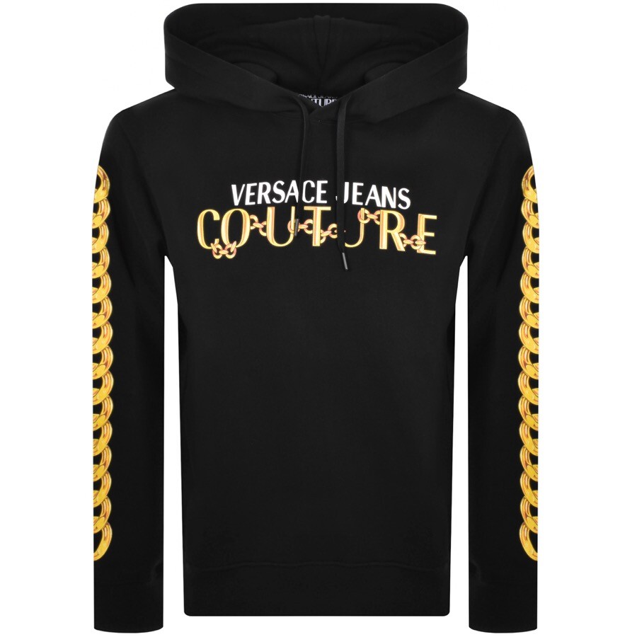 Versace Jeans Couture Chain Hoodie Black