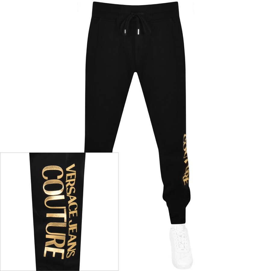 Versace Jeans Couture Logo Joggers Black