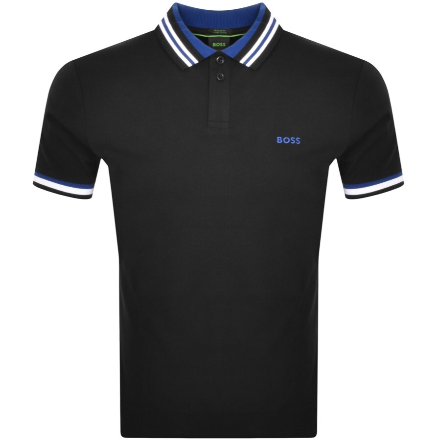 BOSS Paddy Polo T Shirt Black