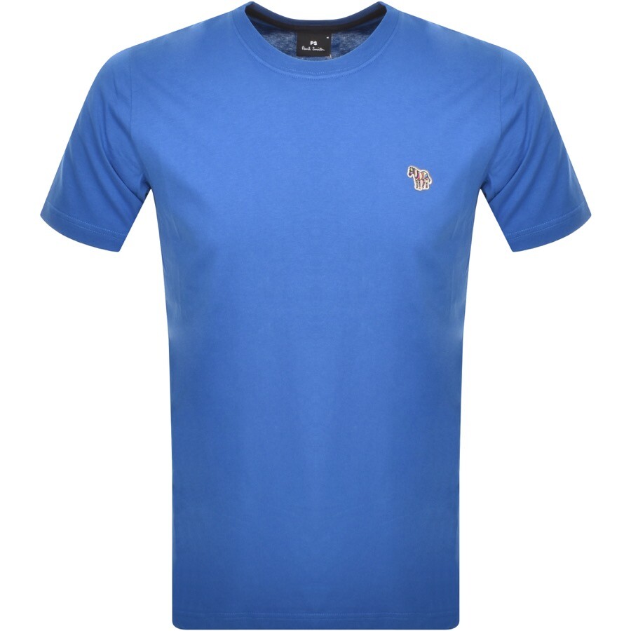 PS By Paul Smith Zebra Badge T Shirt Blue