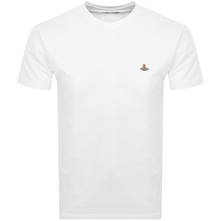 VIVIENNE WESTWOOD VIVIENNE WESTWOOD CLASSIC LOGO T SHIRT WHITE