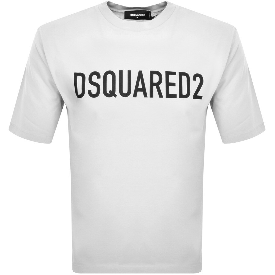 DSQUARED2 Icon Logo Loose Fit T Shirt White