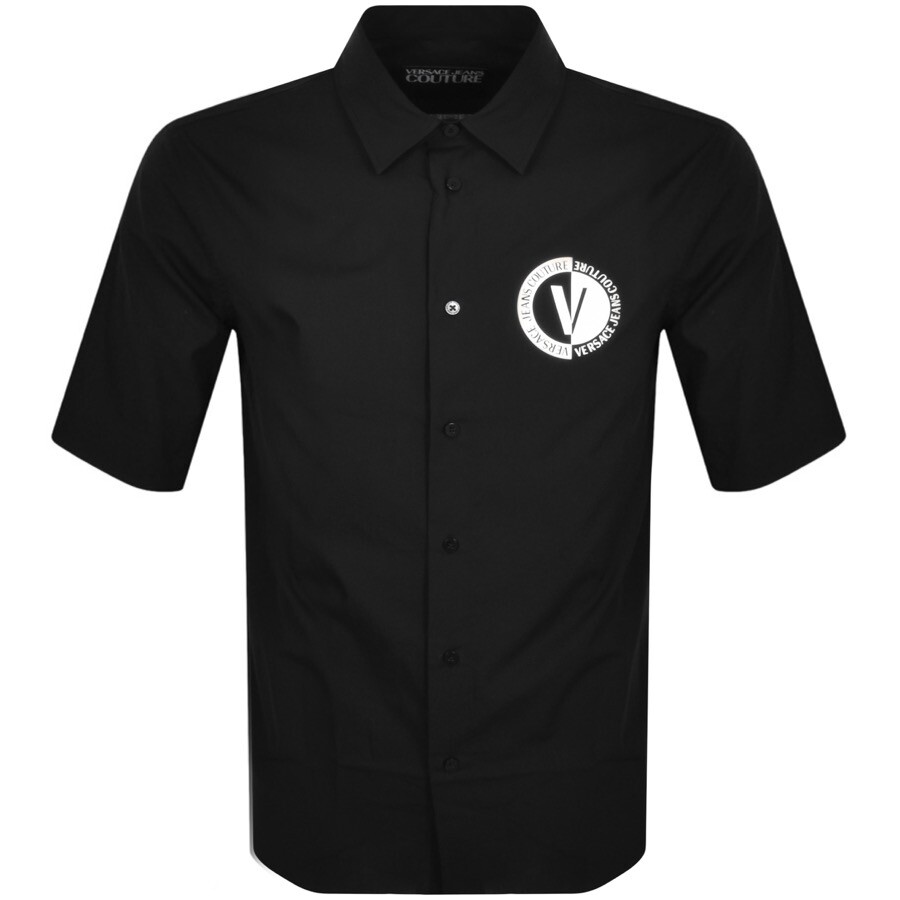 Versace Jeans Couture Short Sleeve Shirt Black