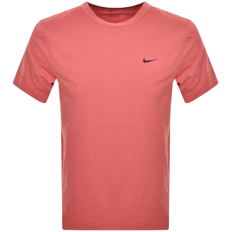 NIKE NIKE DRI FIT TRAINING CREW NECK T SHIRT PINK