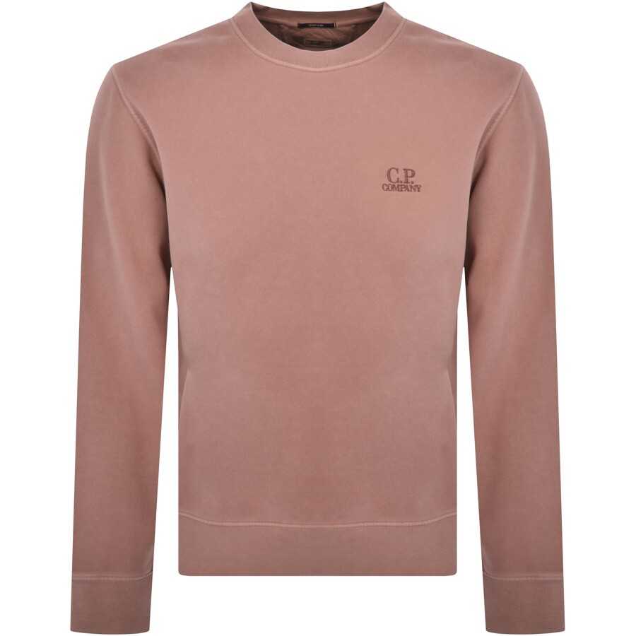 CP Company Emerized Diagonal Sweatshirt Pink