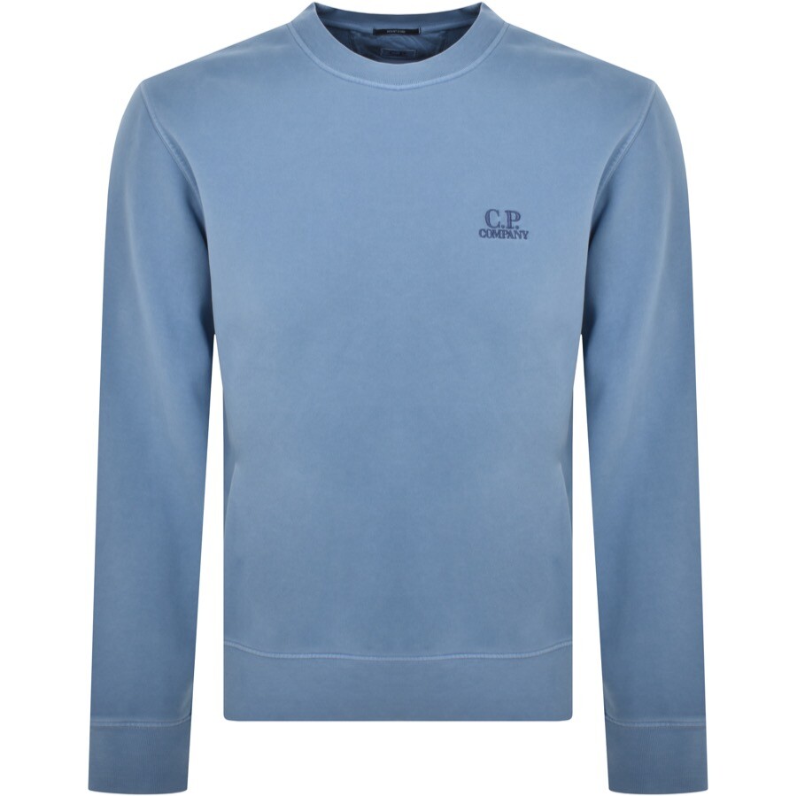 CP Company Emerized Diagonal Sweatshirt Blue