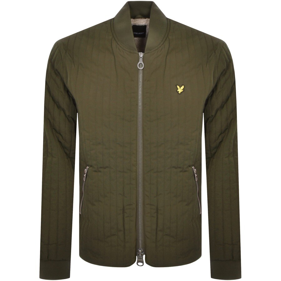 Lyle & Scott Lyle And Scott Quilted Liner Jacket Green In Green