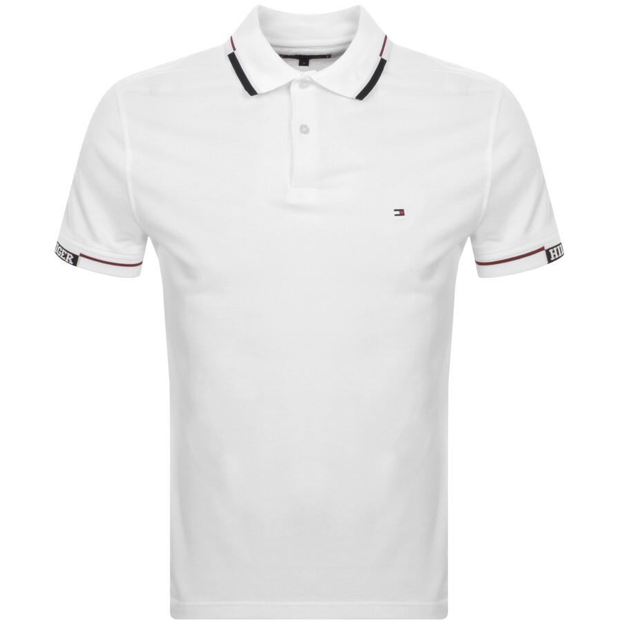 Tommy Hilfiger Short Sleeve Polo T Shirt White