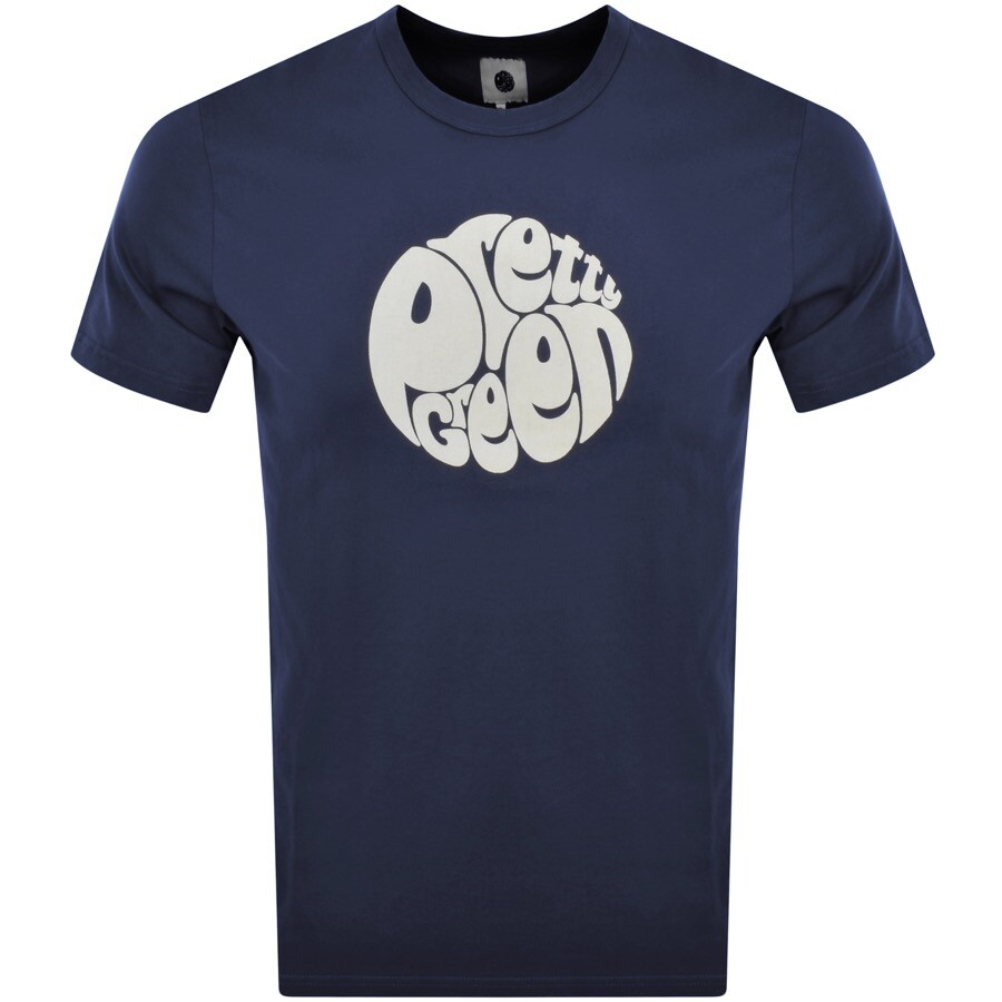 Shop Pretty Green Gillespie T Shirt Navy