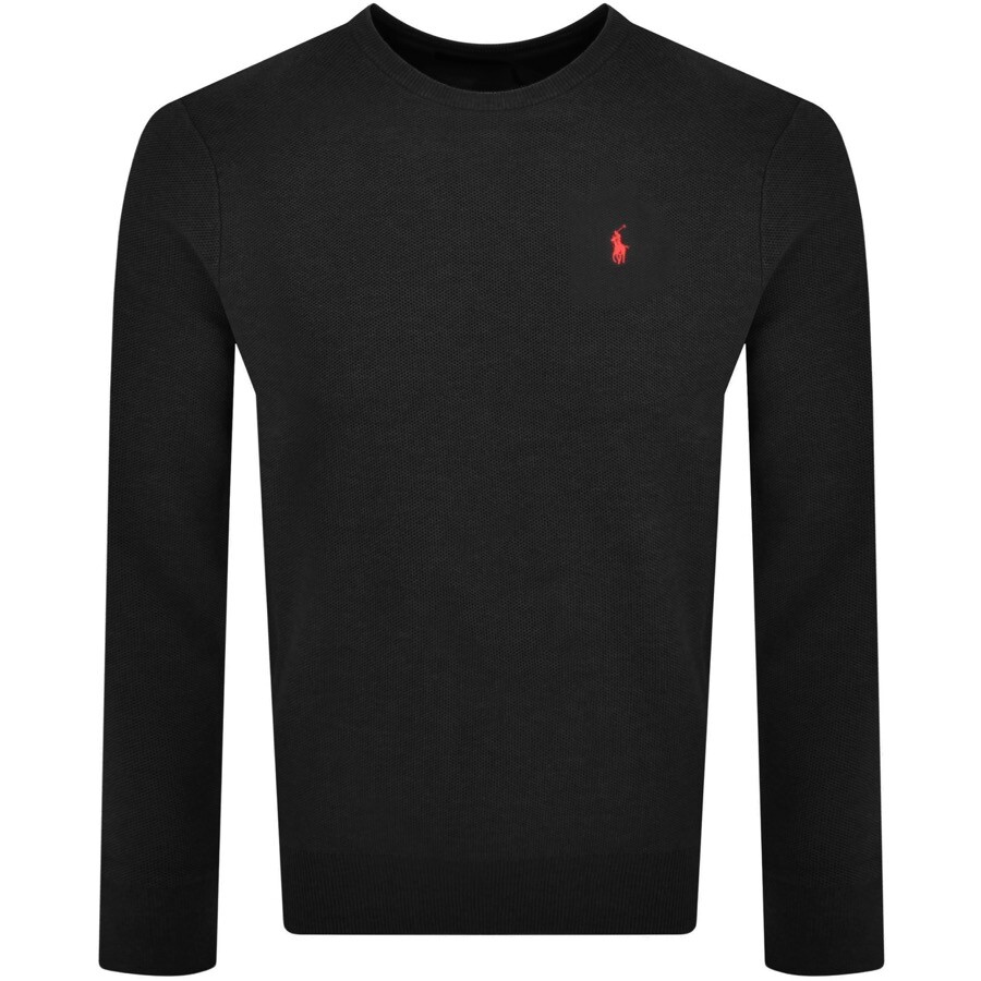 Ralph Lauren Crew Neck Knit Jumper Black