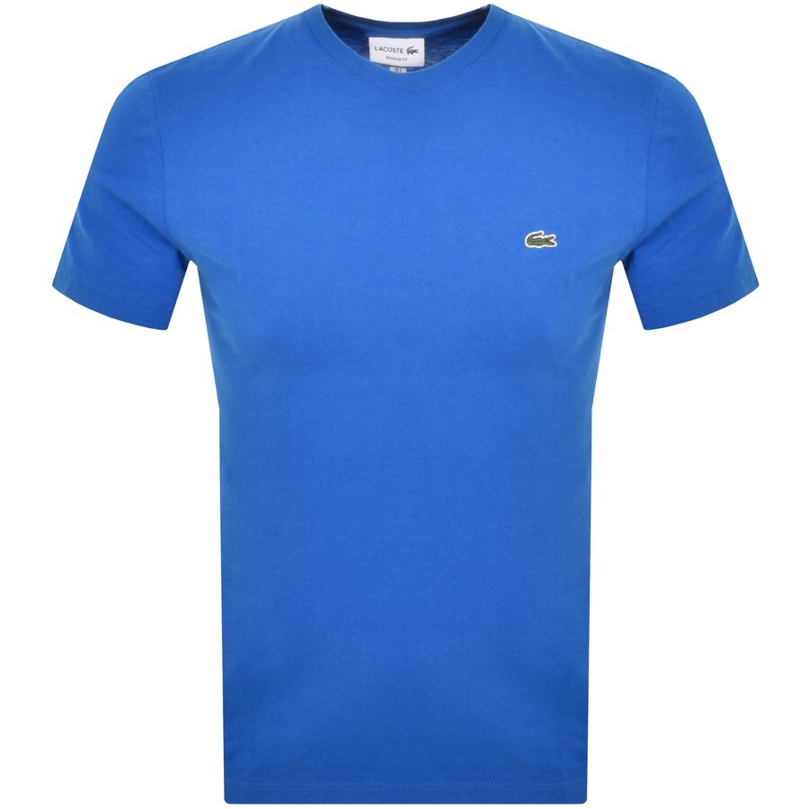 Lacoste Crew Neck T Shirt Blue