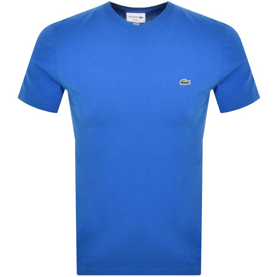 LACOSTE LACOSTE CREW NECK T SHIRT BLUE