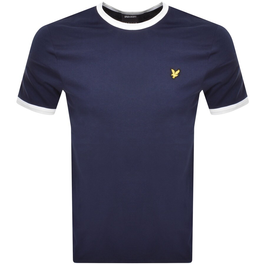 Lyle & Scott Lyle And Scott Ringer T Shirt Navy