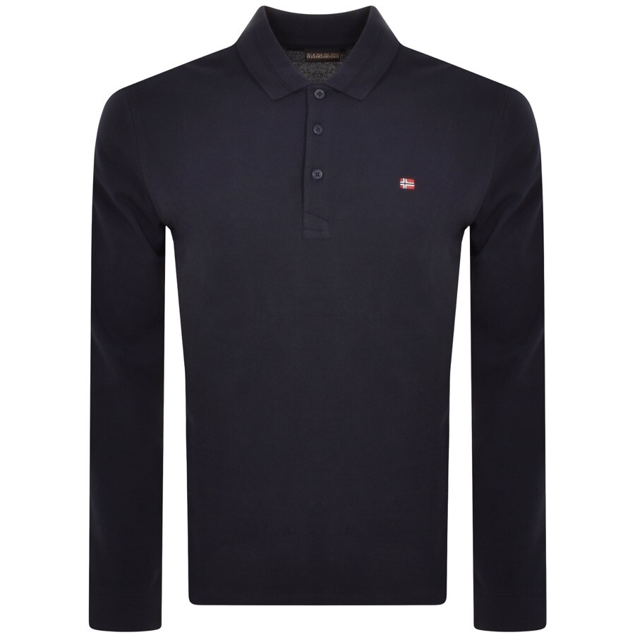 napapijri long sleeve polo shirt