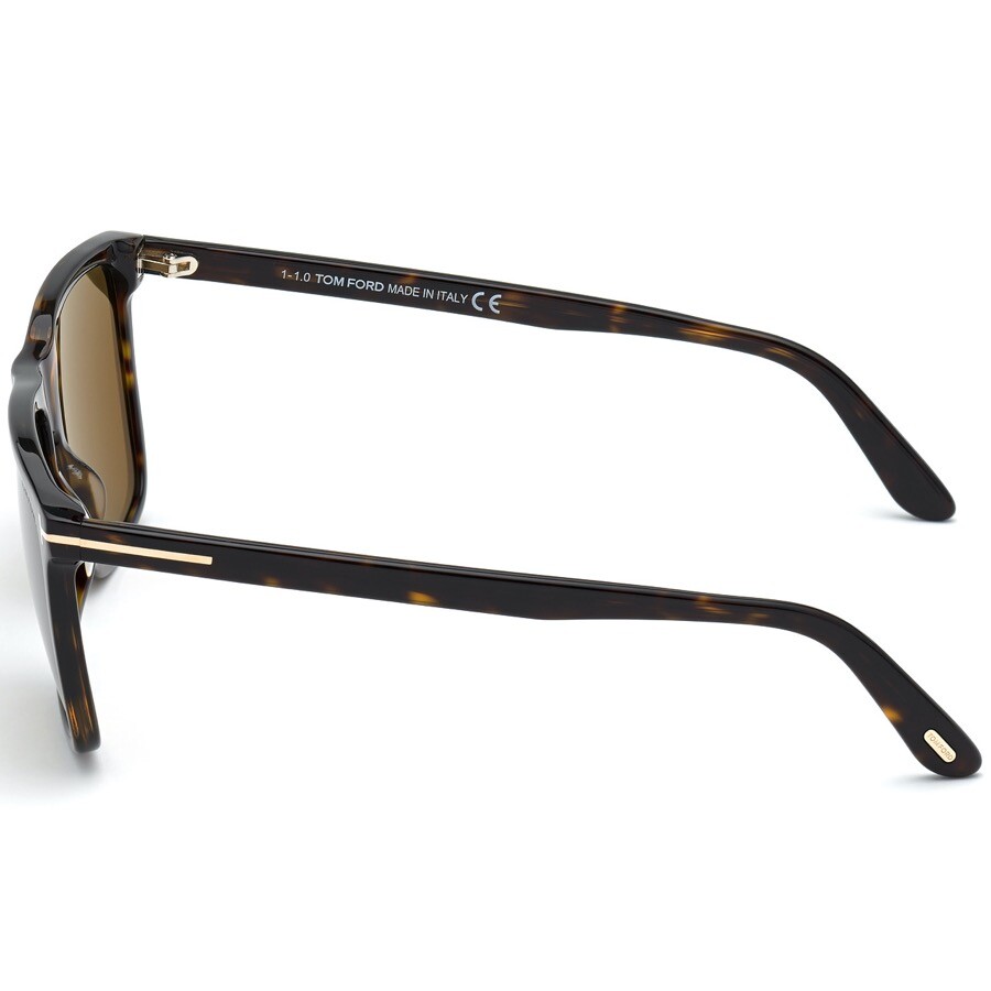 Tom Ford Eyewear Fletcher Square Frame Sunglasses In Brown