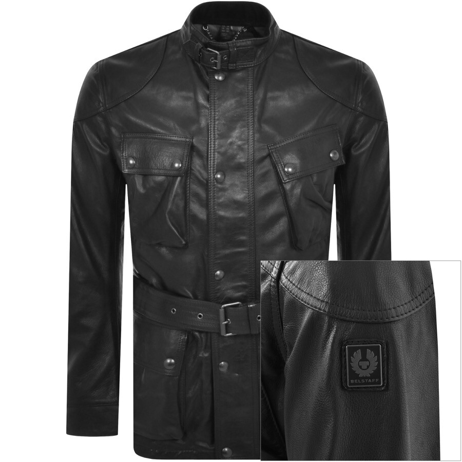 Belstaff Trialmaster Leather Jacket Black