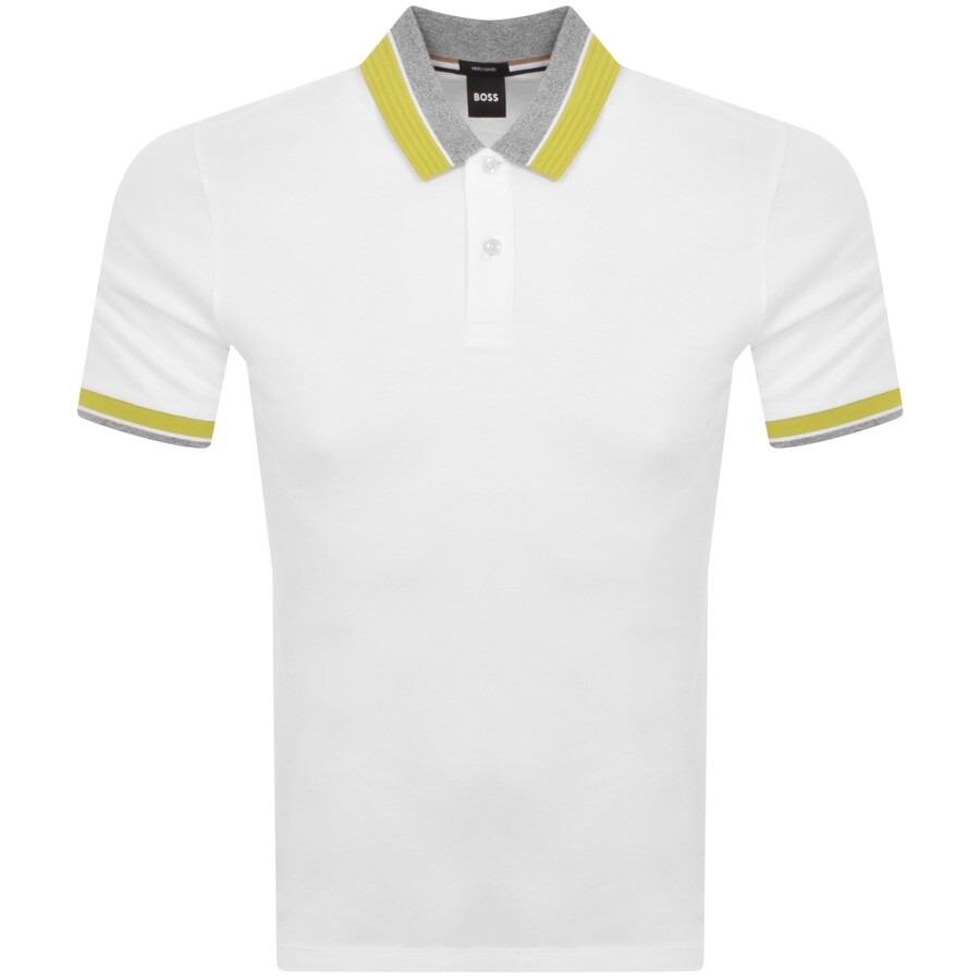 Boss Business Boss Parlay 200 Polo T Shirt White