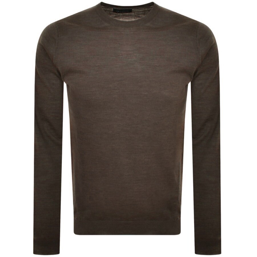 Oliver Sweeney Camber Knit Jumper Brown