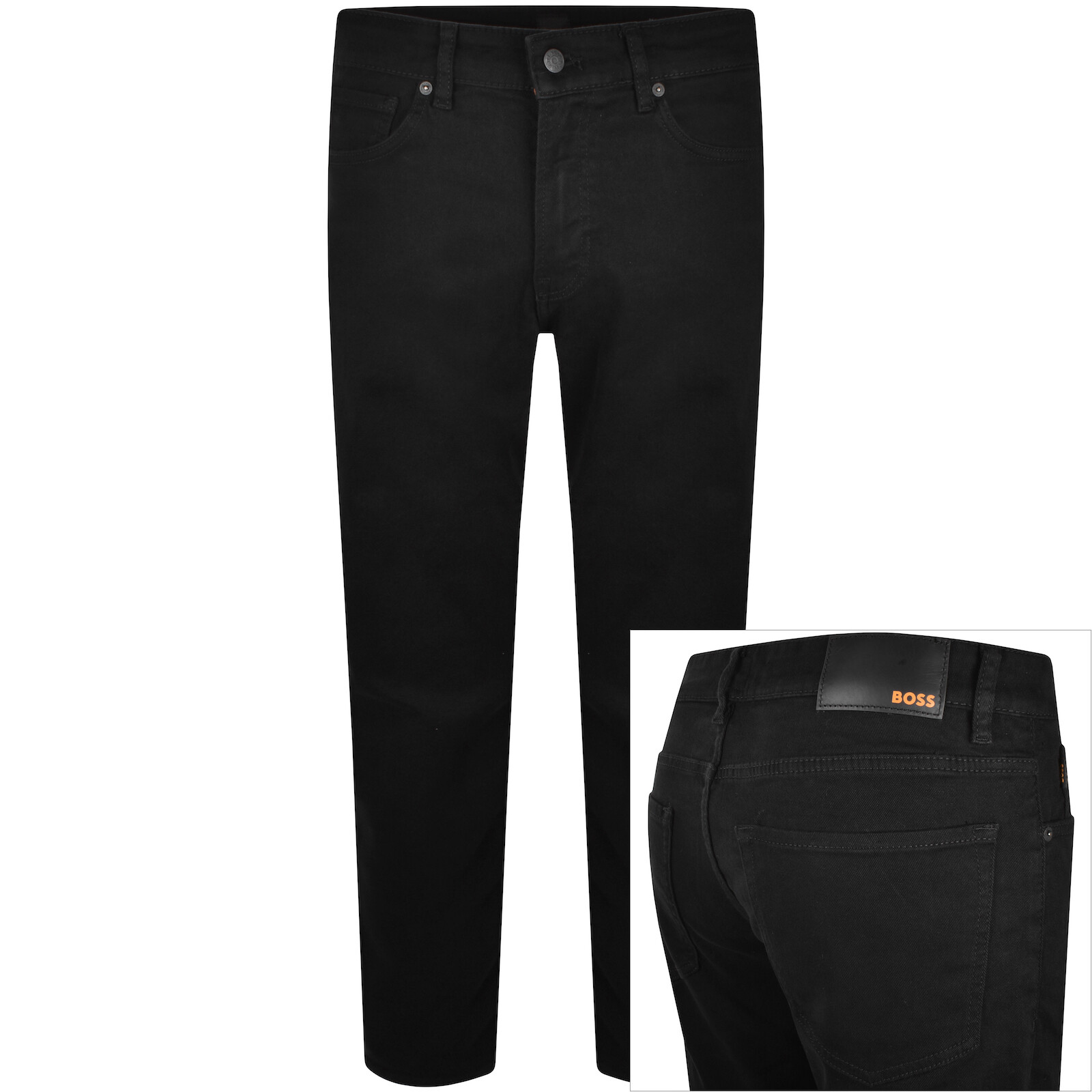 BOSS Maine Regular Fit Jeans Black