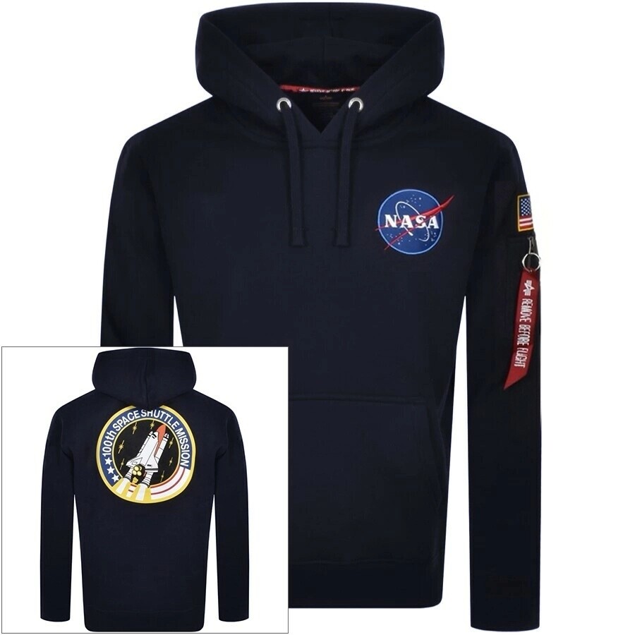 Alpha industries nasa on sale space shuttle hoodie