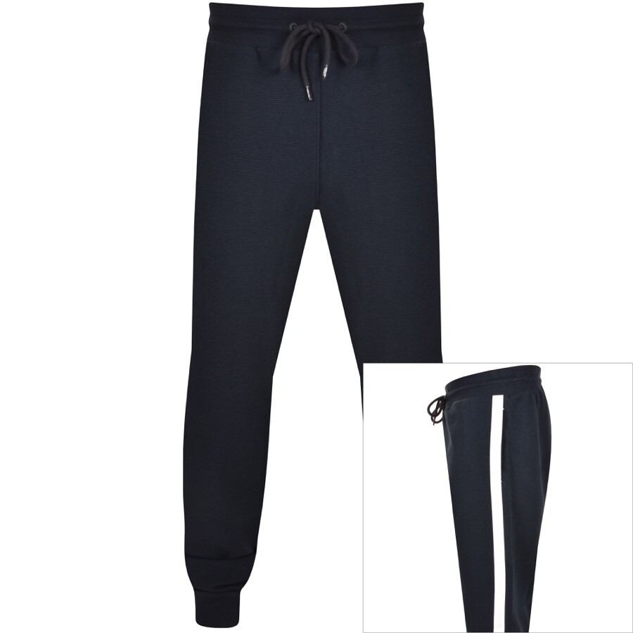 Shop Tommy Hilfiger Lounge Jogging Bottoms Navy