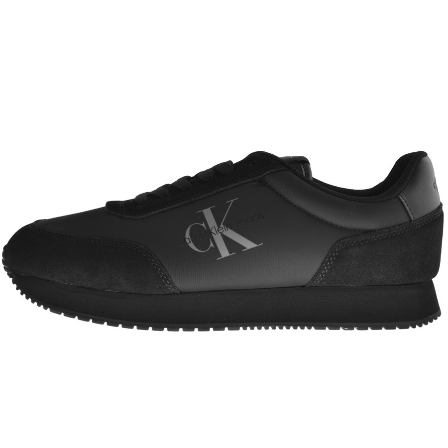 Calvin Klein Jeans Retro Runner Trainers Black