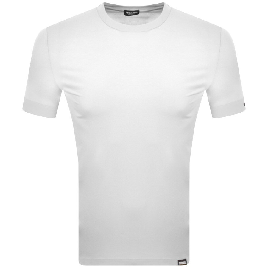 DSQUARED2 Underwear Round Neck T Shirt White