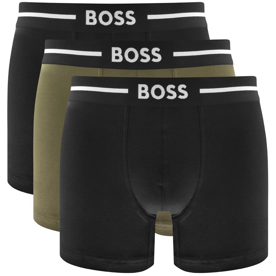 BOSS Underwear Triple Pack Power Boxers Black