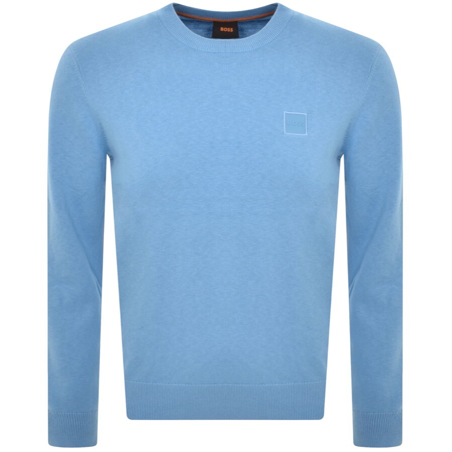 BOSS Kanovano Knit Jumper Blue