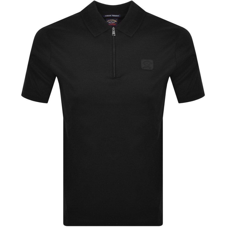 Paul And Shark Aqua Touch Polo T Shirt Black