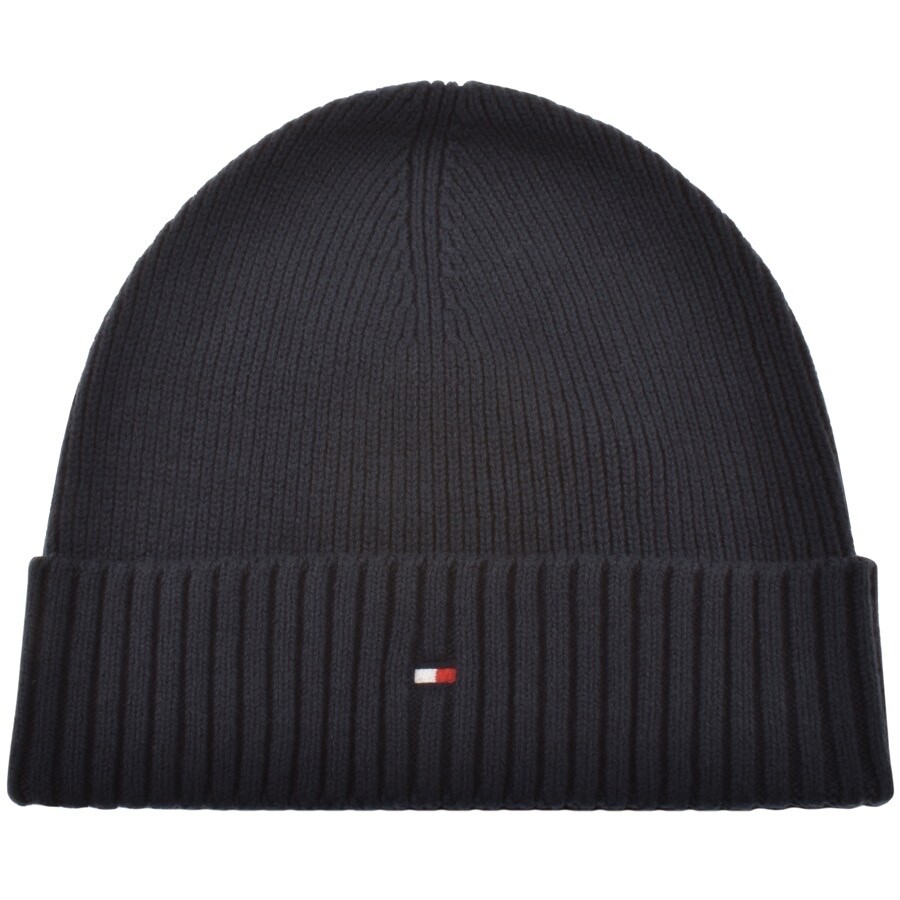 Tommy Hilfiger Essential Flag Beanie Hat Navy