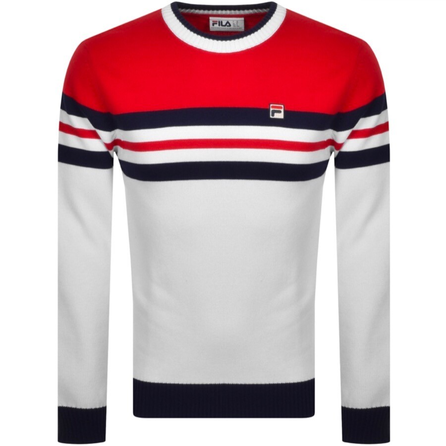 Fila Vintage Siro Knit Jumper White