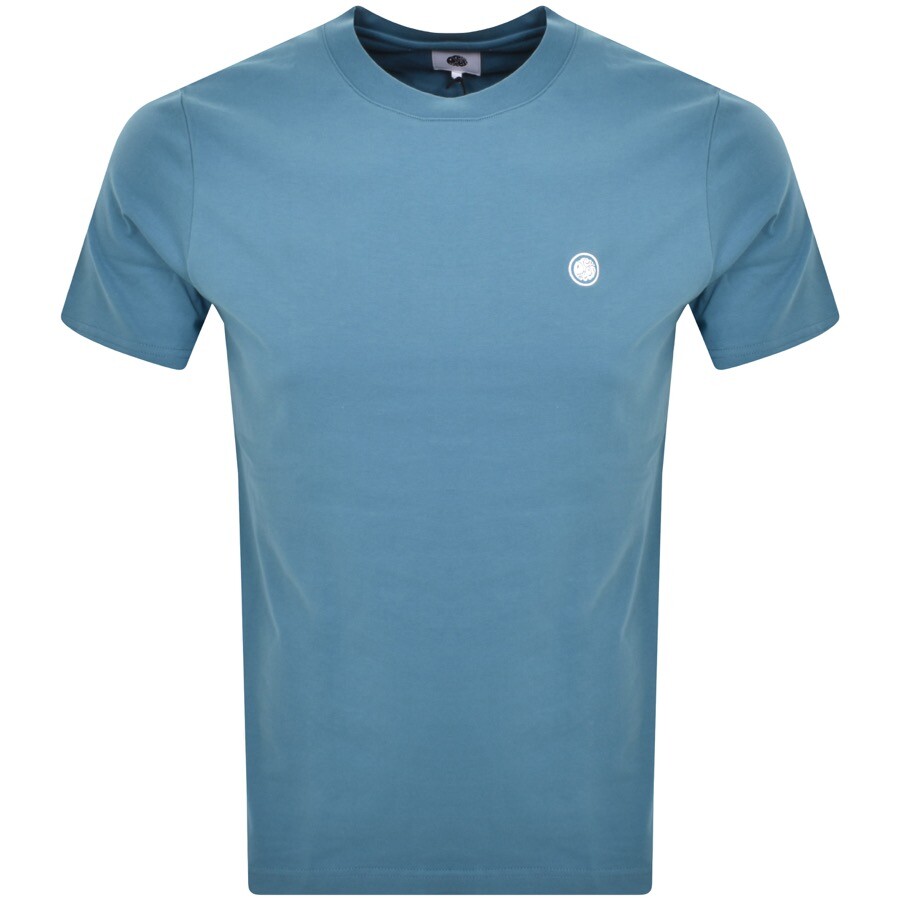 Pretty Green Mitchell Crew Neck T Shirt Blue