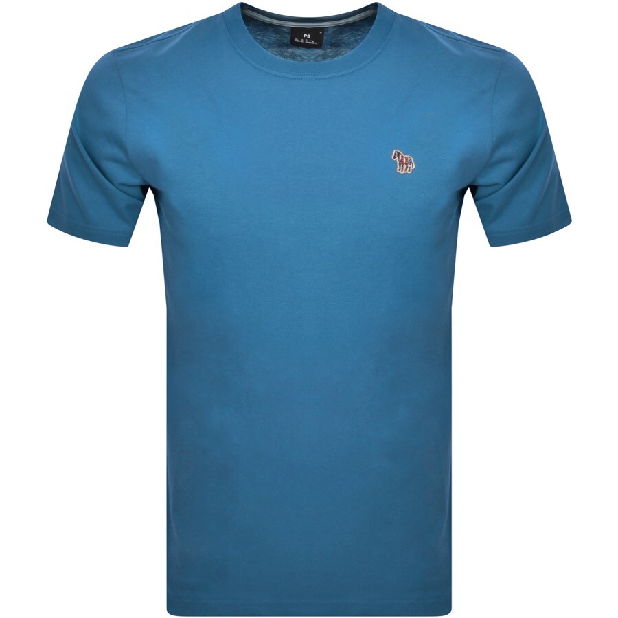 Paul Smith Zebra Badge T Shirt Blue