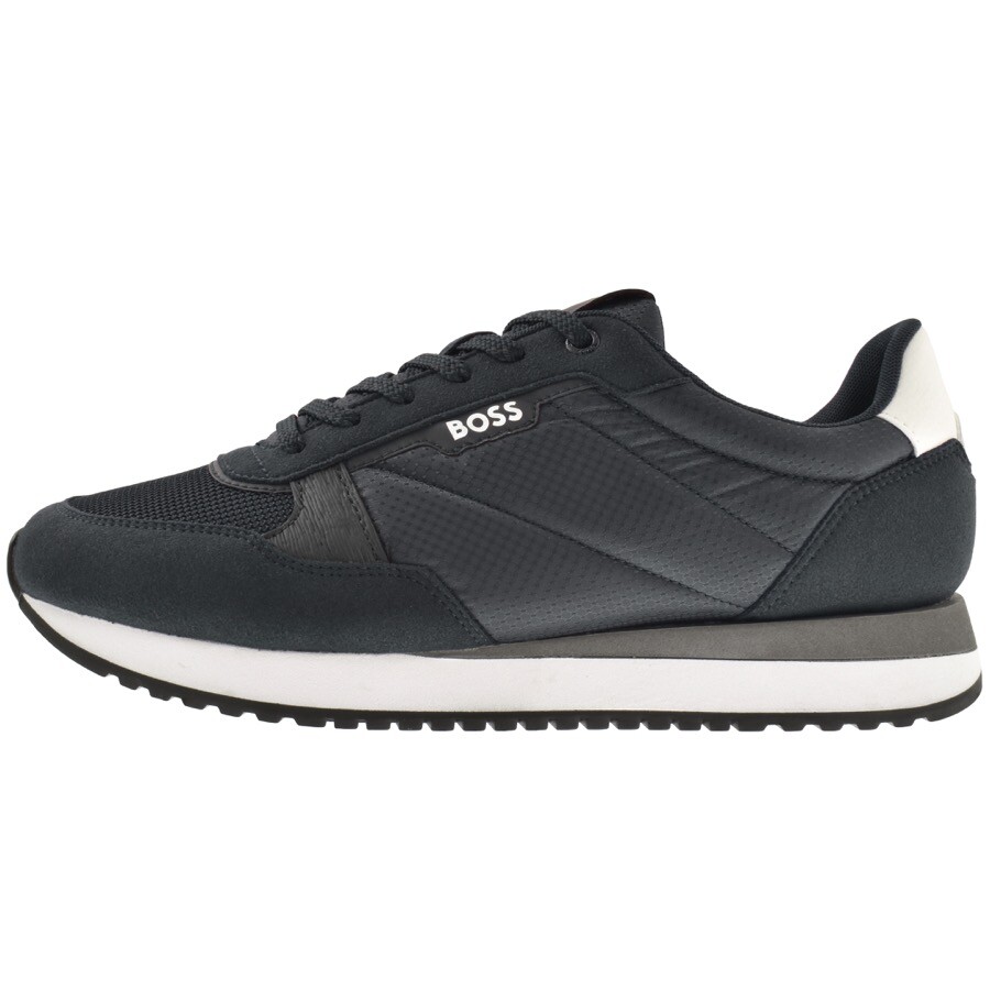 BOSS Kai Runn Trainers Navy