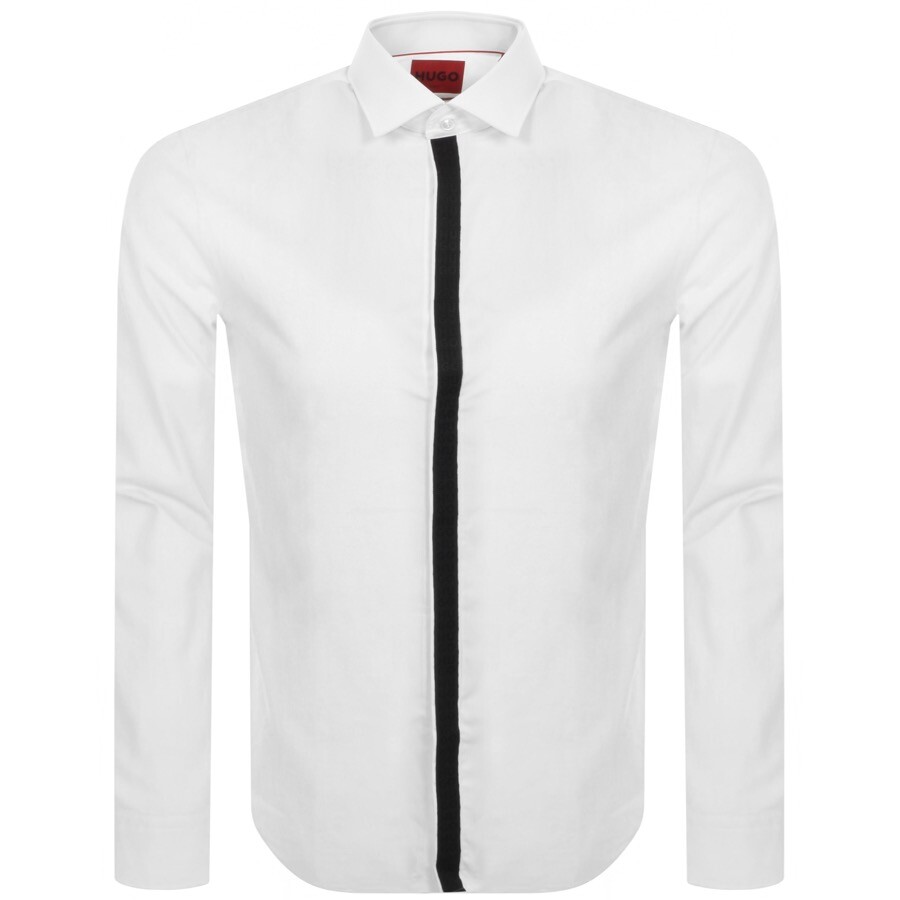 Hugo Long Sleeved Keidi Shirt White