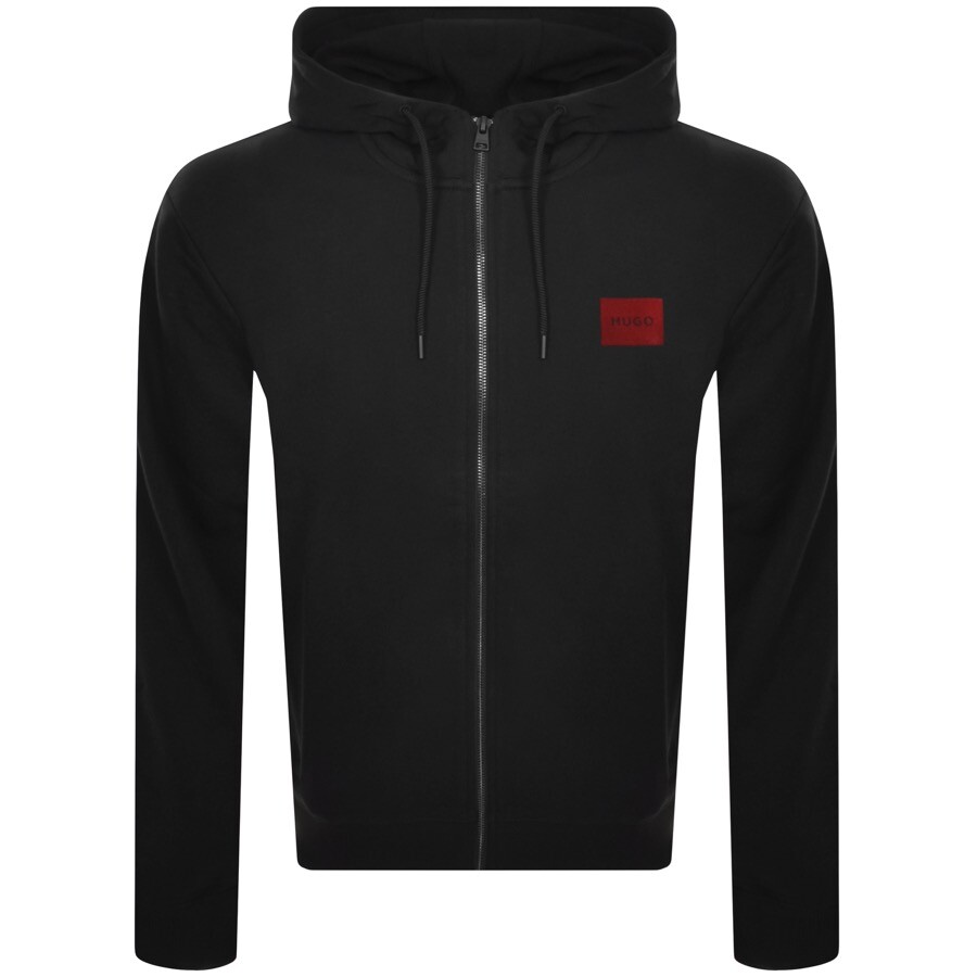 HUGO Daple V Full Zip Hoodie Black