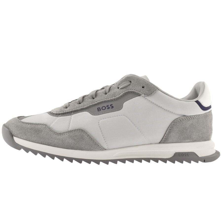 BOSS Zayn Lowp Trainers Grey